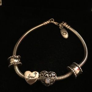 Pandora Bracelet w/ charms